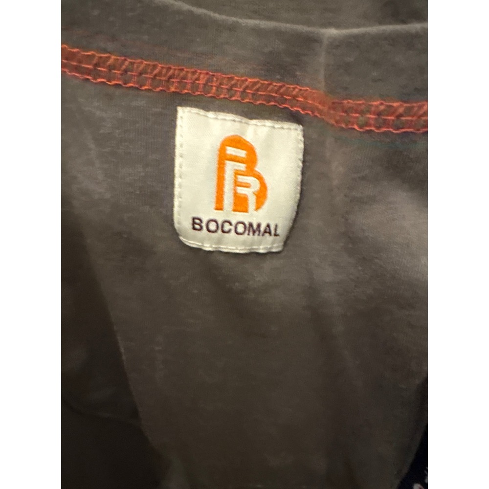 BOCOMAL Mens 3XL Long Sleeve FR‎ CAT 2 Work Shirt Gray Flame Resistant Safety - Picture 4 of 7